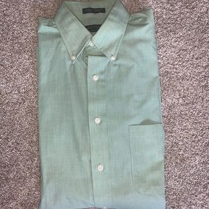 Men’s Green Dress Button Down Shirt